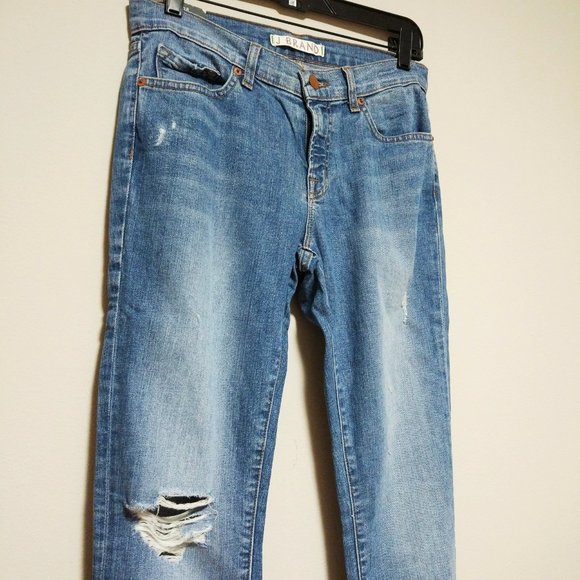 J Brand 811 Mid-rise skinny distressed Jeans Tulum - Picture 3 of 11